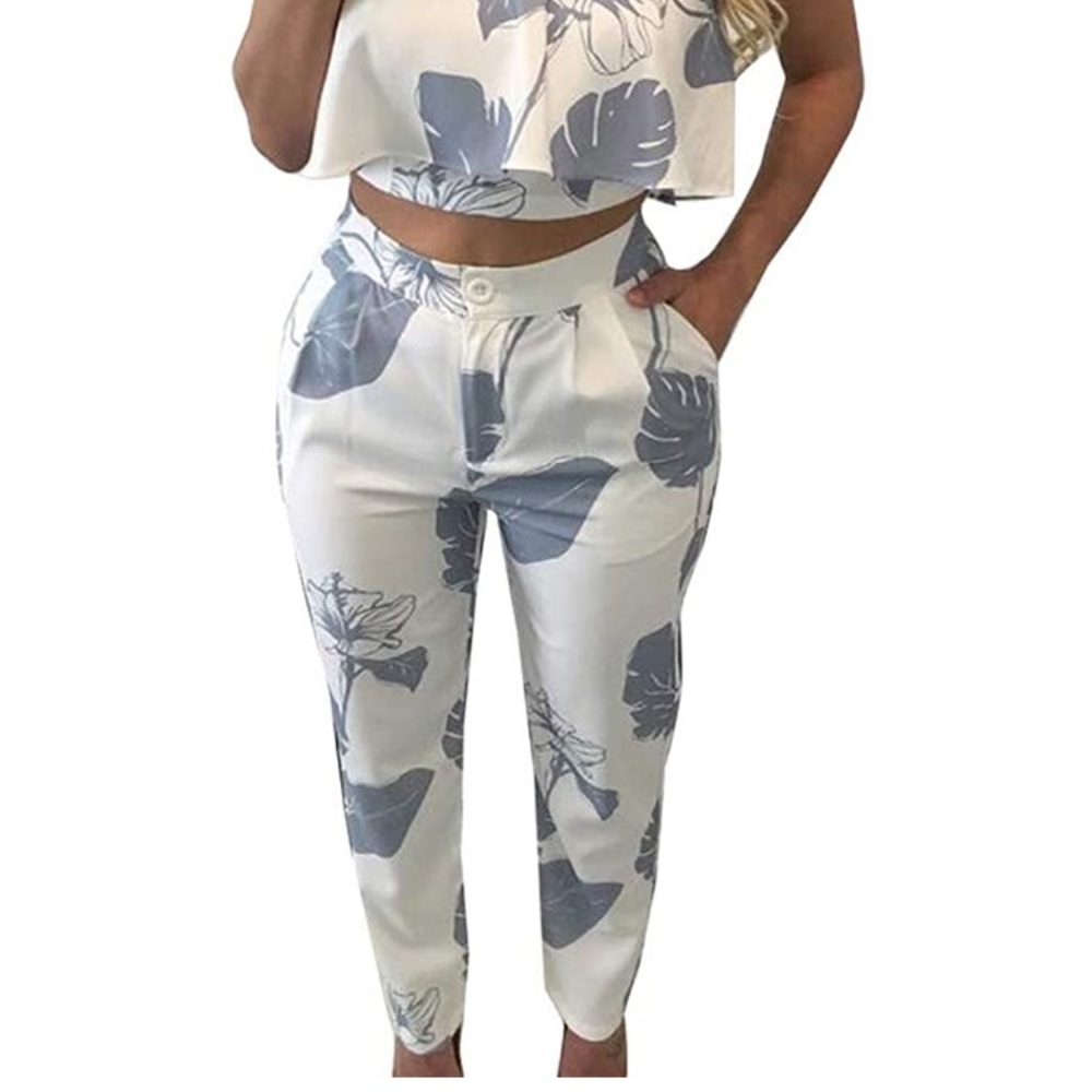 💙Medium cute white 2 piece outfit!